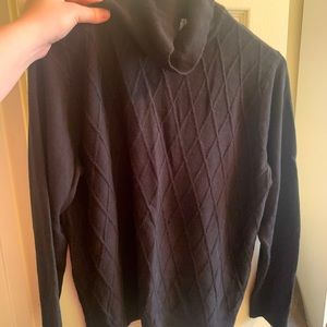 Jennifer Moore Petites black turtleneck sweater